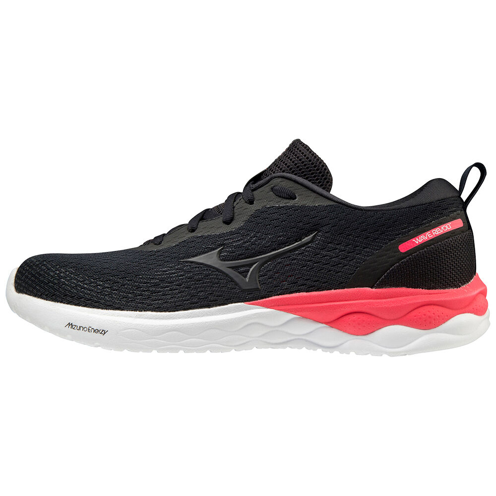 Sapatilhas Running Mizuno Wave Revolt - Mulher - Pretas/Rosa - UNKHQ2418